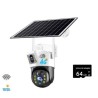 Caméra Surveillance Solaire HD WiFi/4G - Vision Nocturne PTZ