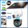 Caméra Surveillance Solaire HD WiFi/4G - Vision Nocturne PTZ