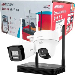 Hikvision EasyLink WiFi Kit NKS424W02H - Kit 2 Caméras Sans Fil