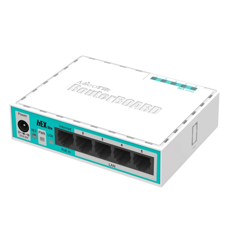 Mikrotik RB750r2 hEX lite - 5-Port Budget Router