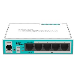 Mikrotik RB750r2 hEX lite - 5-Port Budget Router